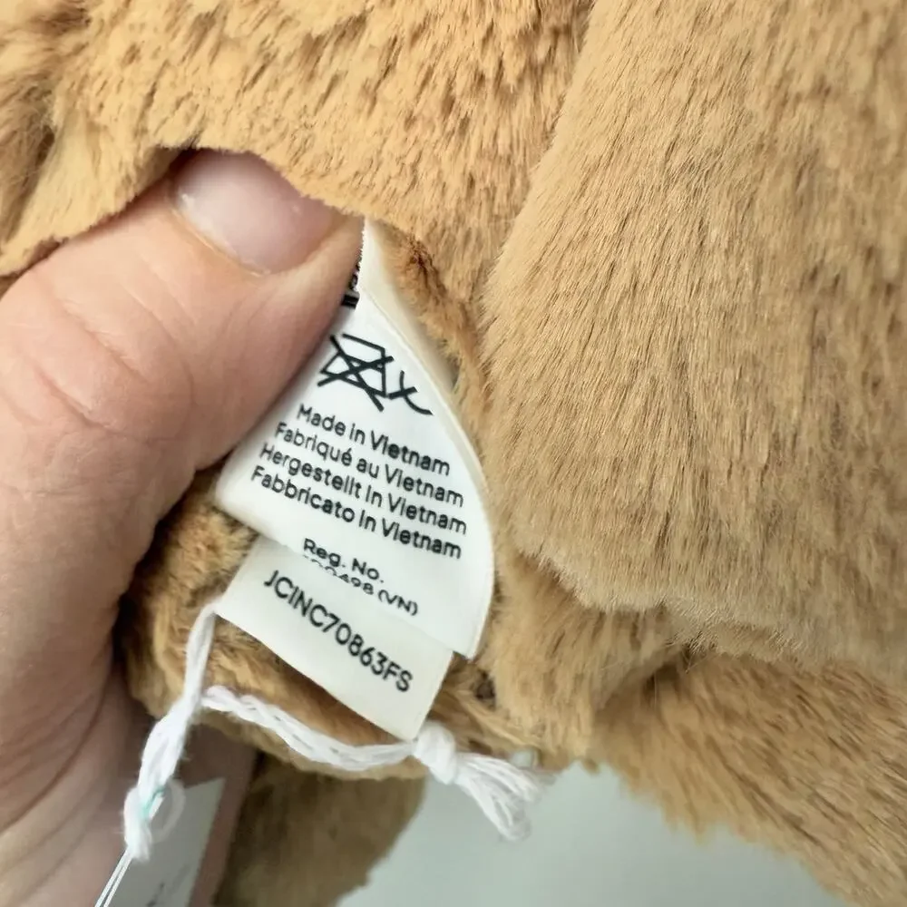 AUTHENTIC Jellycat Bashful Toffee Puppy Medium NWT - Fast Shipping! - Picture 7 of 10